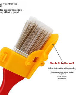 Paint Brush for Trimming Latex Paint, Wall Edging, Small Soft Bristle Brush, Inner Corner Paint Tool, Color Separation Artifact - Father's Grip