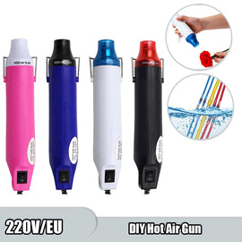 220V Hot Air Gun for Soldering, DIY Crafts, Electric Power Drying, and Heat Shrinking Tubing or Car Wraps - Father's Grip