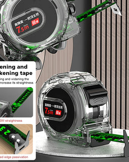 3/5/7.5/10M High Precision Laser Self-Locking Tape Measure - Father's Grip