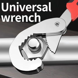 Adjustable Open-End Wrench: Multifunctional Universal Tool - Father's Grip