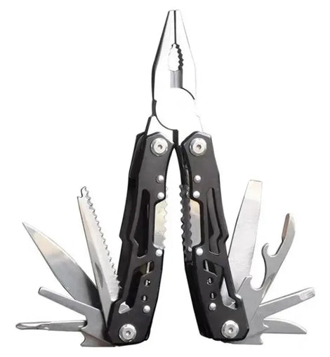 Stainless Steel Multi-Tool Pliers: Outdoor Combination Knife, Folding Portable Multi-Purpose Pliers - Father's Grip