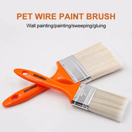 Home Improvement Wall Paint Brush, PET Soft Bristle, Durable Cleaning Brush with ABS Handle, Home Decoration Oil Painting Tool - Father's Grip