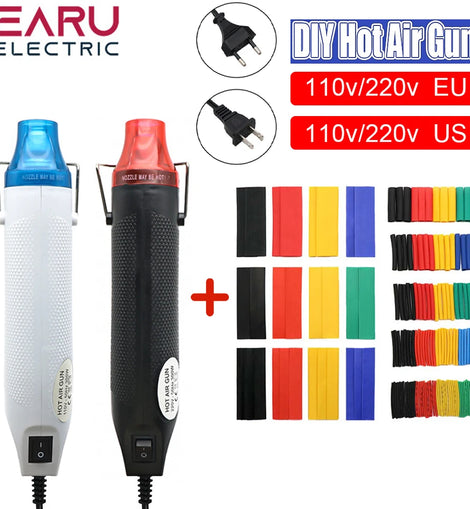 EU/US 110V/220V Electric DIY Heat Gun: 300W Electric Power Tool for Hot Air Applications - Father's Grip