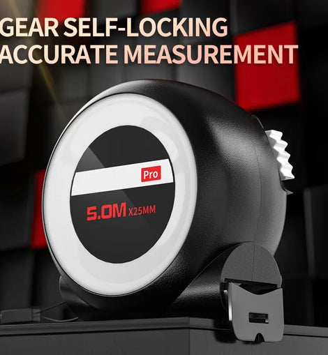 High Precision Steel Tape Measure: 3-5m Steel, High Precision Ranging Tool, Drop Resistant, Wear Resistant, Thickened, Portable - Father's Grip