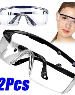 Anti-Splash Safety Goggles, Windproof, and Dustproof Safety Goggles for Laboratory and Industrial Use—Men's and Women's Glasses - Father's Grip