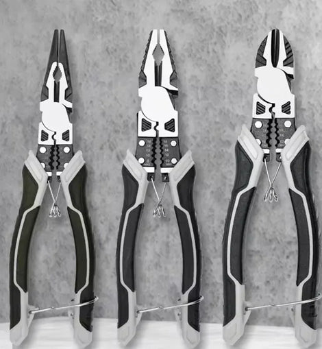 Multifunctional Universal Diagonal Pliers: Hardware Wire Cutters for Professional Electricians, Anti-Slip, Durable Repair Tool - Father's Grip