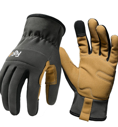 High-Performance Multi-Purpose Light Duty Work Gloves for Men and Women: Breathable, High Dexterity, Touch Screen, and Excellent Grip - Father's Grip