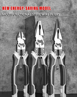 Industrial Grade Wire Pliers: Multifunctional Industrial Grade Pointed Nose, Diagonal, Cable, and Electrical Pliers - Father's Grip